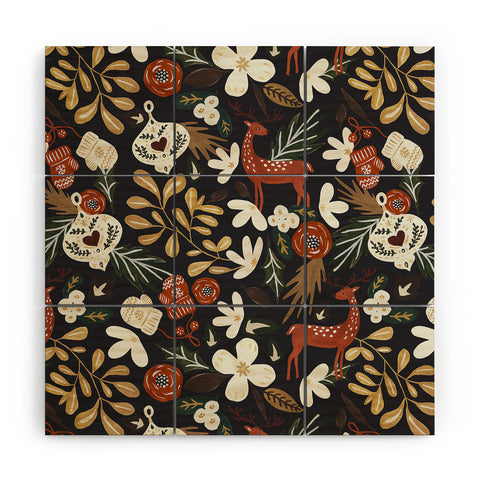 Marta Barragan Camarasa Christmas holiday night III Wood Wall Mural