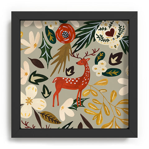 Marta Barragan Camarasa Christmas holiday ornaments Recessed Framing Square