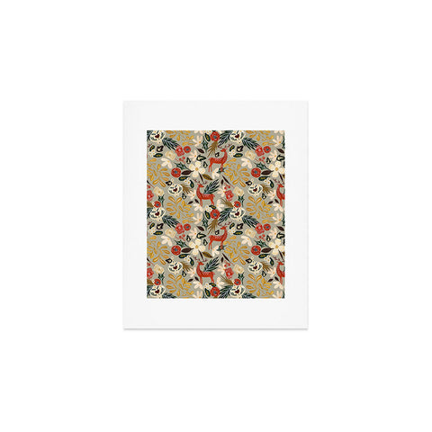 Marta Barragan Camarasa Christmas holiday ornaments Art Print