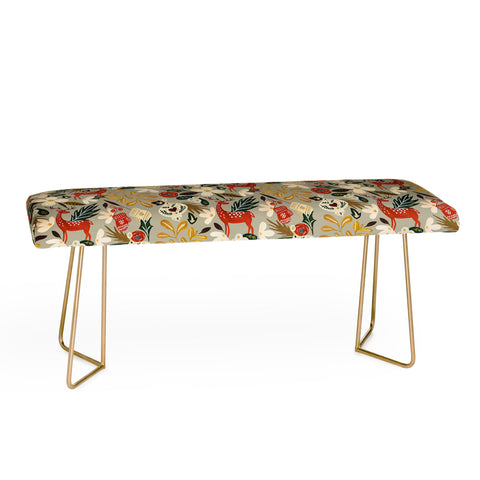 Marta Barragan Camarasa Christmas holiday ornaments Bench