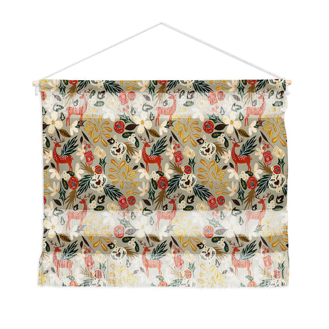 Marta Barragan Camarasa Christmas holiday ornaments Wall Hanging Landscape