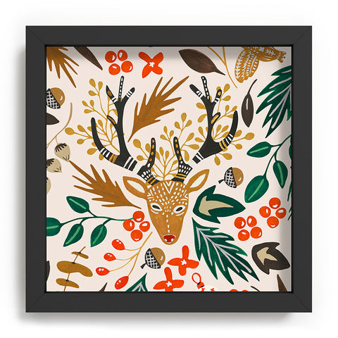 Marta Barragan Camarasa Christmas in the wild nature Recessed Framing Square