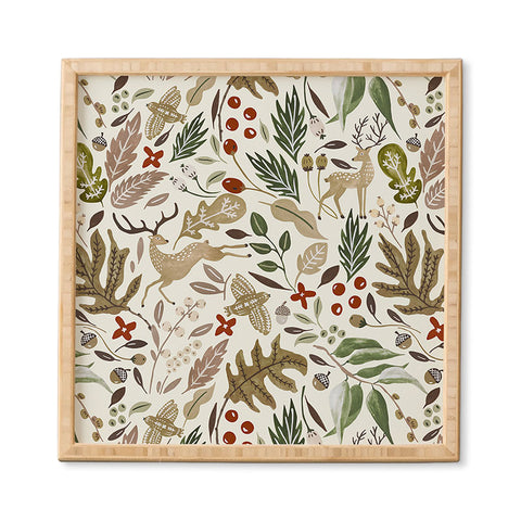 Marta Barragan Camarasa Christmas in the wild nature 2 Framed Wall Art