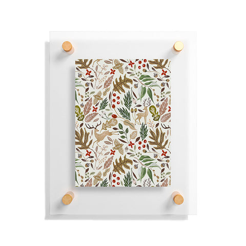 Marta Barragan Camarasa Christmas in the wild nature 2 Floating Acrylic Print