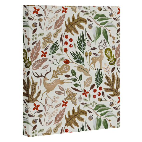 Marta Barragan Camarasa Christmas in the wild nature 2 Art Canvas