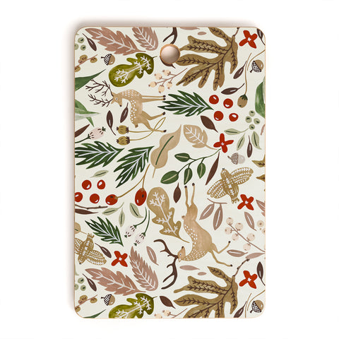 Marta Barragan Camarasa Christmas in the wild nature 2 Cutting Board Rectangle