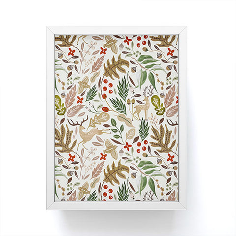 Marta Barragan Camarasa Christmas in the wild nature 2 Framed Mini Art Print