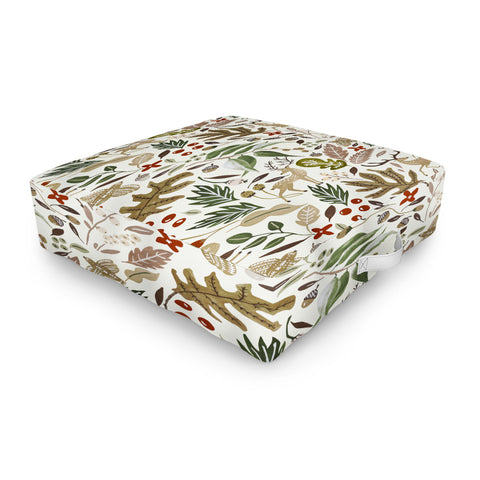 Marta Barragan Camarasa Christmas in the wild nature 2 Outdoor Floor Cushion