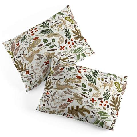 Marta Barragan Camarasa Christmas in the wild nature 2 Pillow Shams