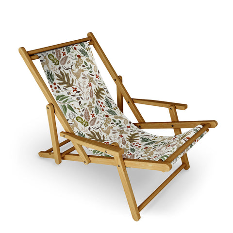 Marta Barragan Camarasa Christmas in the wild nature 2 Sling Chair