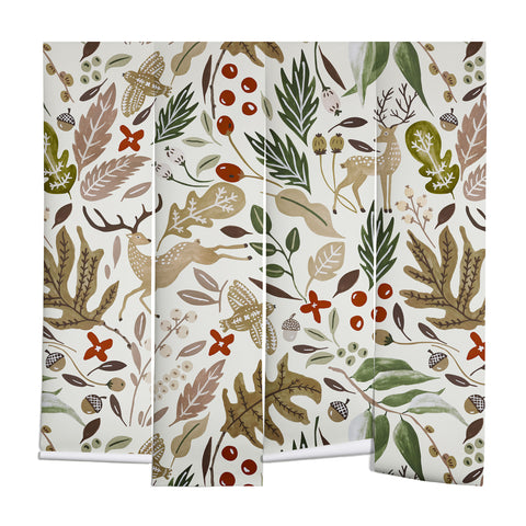 Marta Barragan Camarasa Christmas in the wild nature 2 Wall Mural