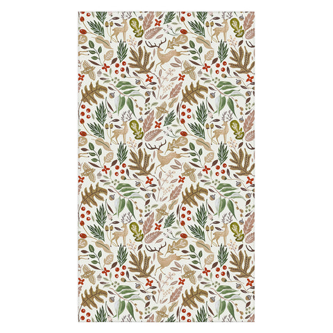 Marta Barragan Camarasa Christmas in the wild nature 2 Tablecloth