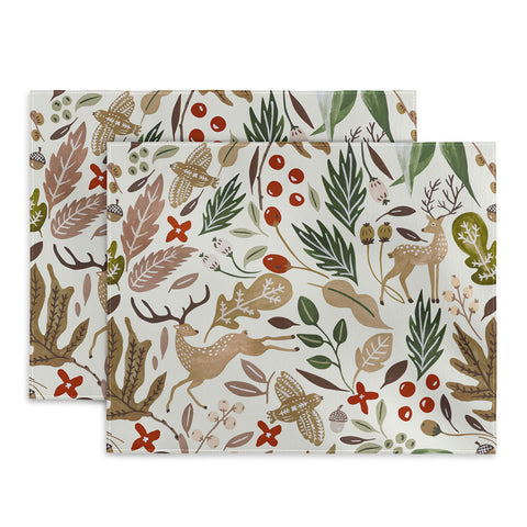 Marta Barragan Camarasa Christmas in the wild nature 2 Placemat