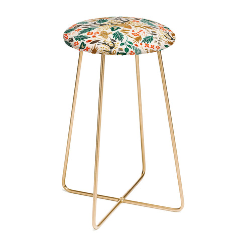 Marta Barragan Camarasa Christmas in the wild nature Counter Stool