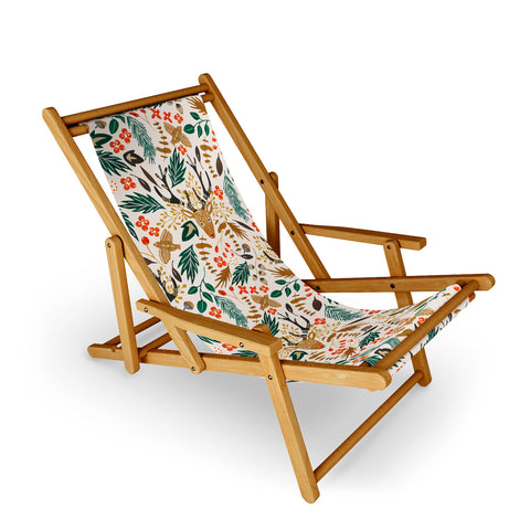 Marta Barragan Camarasa Christmas in the wild nature Sling Chair