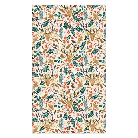 Marta Barragan Camarasa Christmas in the wild nature Tablecloth