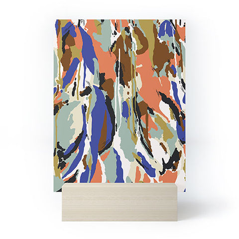 Marta Barragan Camarasa Color brushes composition Mini Art Print