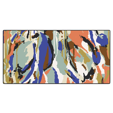 Marta Barragan Camarasa Color brushes composition Desk Mat