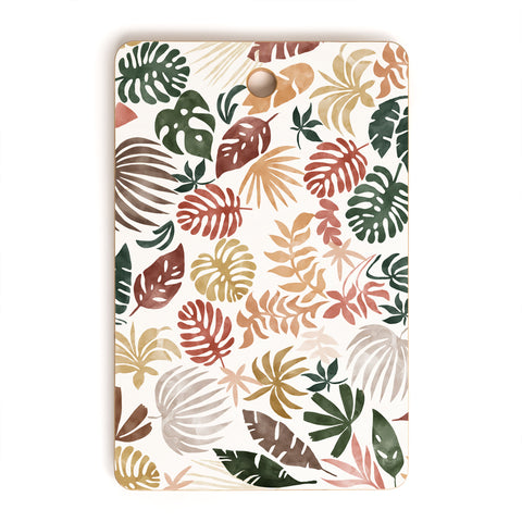 Marta Barragan Camarasa Colorful abstract jungle Cutting Board Rectangle