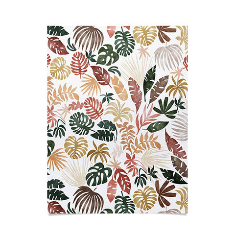 Marta Barragan Camarasa Colorful abstract jungle Poster