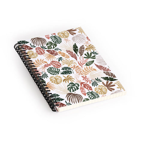 Marta Barragan Camarasa Colorful abstract jungle Spiral Notebook