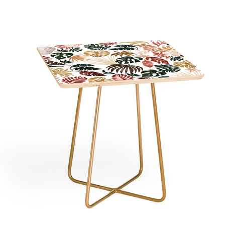 Marta Barragan Camarasa Colorful abstract jungle Side Table