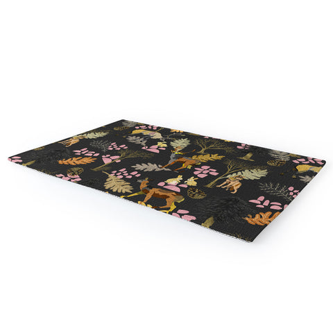 Marta Barragan Camarasa Colorful forest animals I Area Rug