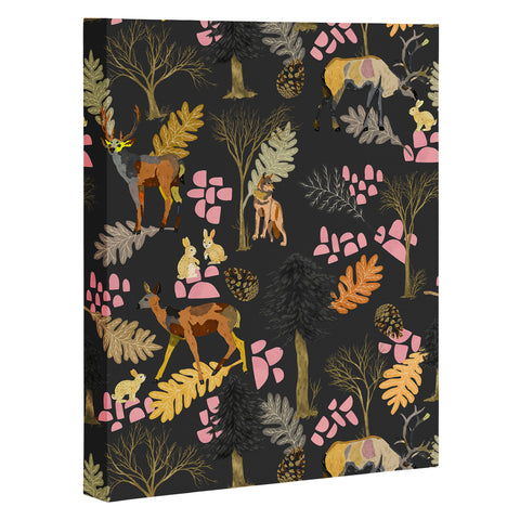 Marta Barragan Camarasa Colorful forest animals I Art Canvas