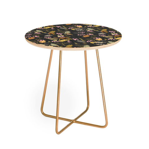 Marta Barragan Camarasa Colorful forest animals I Round Side Table