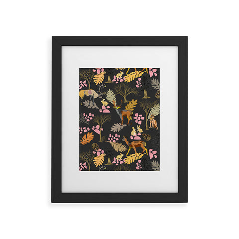 Marta Barragan Camarasa Colorful forest animals I Framed Art Print