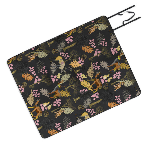 Marta Barragan Camarasa Colorful forest animals I Picnic Blanket