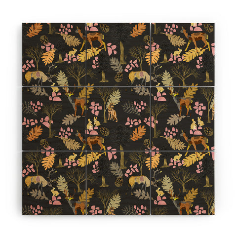 Marta Barragan Camarasa Colorful forest animals I Wood Wall Mural