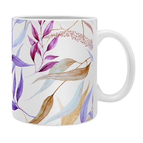 Marta Barragan Camarasa Colorful leaves and gold Coffee Mug