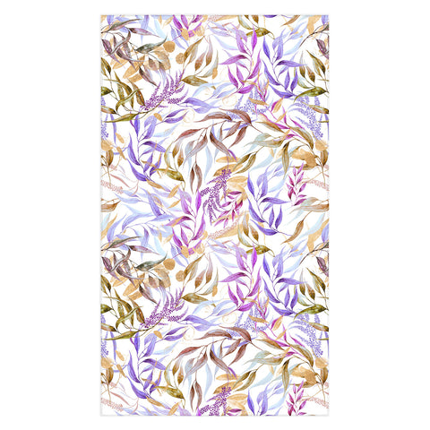 Marta Barragan Camarasa Colorful leaves and gold Tablecloth