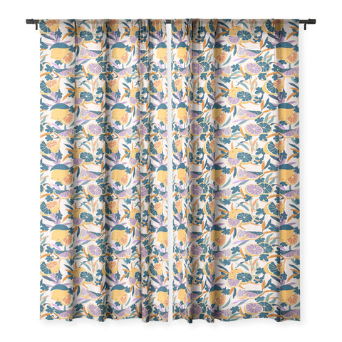 Marta Barragan Camarasa Colorful lemons and oranges F Sheer Non Repeat
