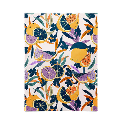 Marta Barragan Camarasa Colorful lemons and oranges F Poster