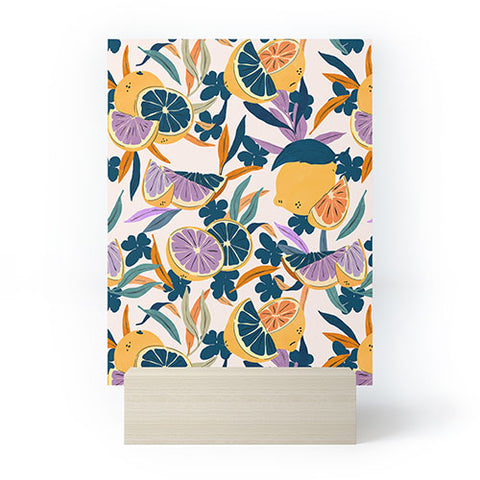 Marta Barragan Camarasa Colorful lemons and oranges F Mini Art Print