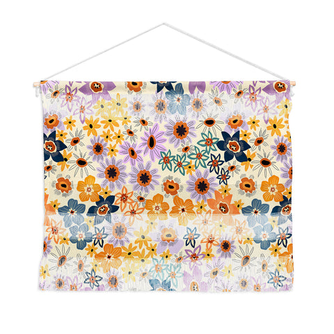 Marta Barragan Camarasa colorful lush wild garden F Wall Hanging Landscape