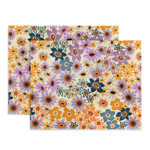 Marta Barragan Camarasa colorful lush wild garden F Placemat