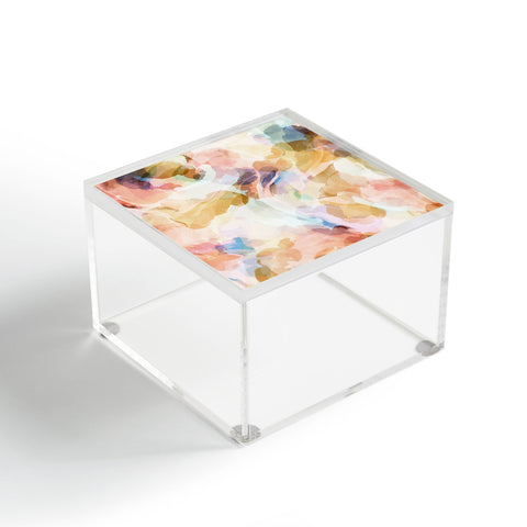 Marta Barragan Camarasa Colorful shapes in waves Acrylic Box