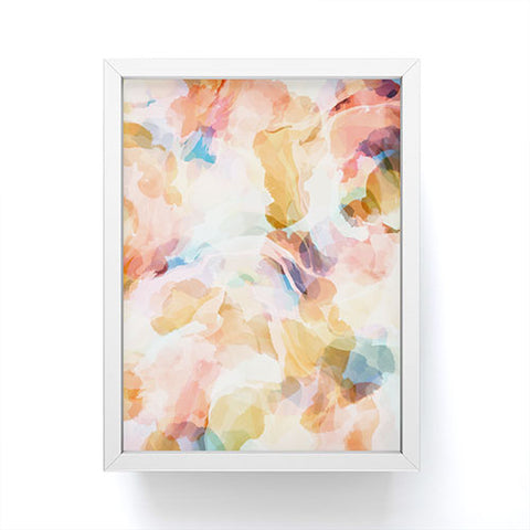 Marta Barragan Camarasa Colorful shapes in waves Framed Mini Art Print