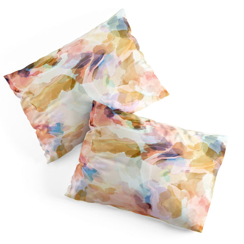 Marta Barragan Camarasa Colorful shapes in waves Pillow Shams