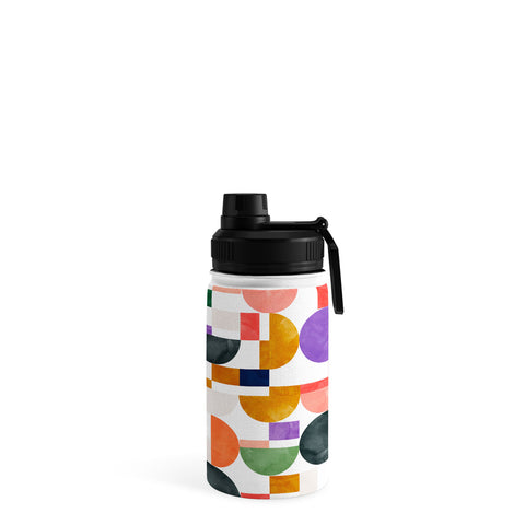 Marta Barragan Camarasa Colorful shapes pattern B8 Water Bottle
