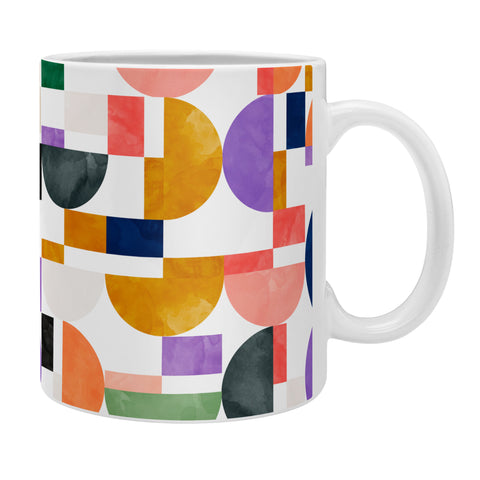 Marta Barragan Camarasa Colorful shapes pattern B8 Coffee Mug