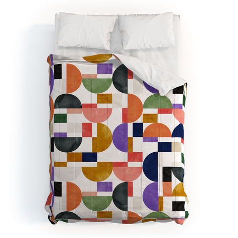 Marta Barragan Camarasa Colorful shapes pattern B8 Comforter