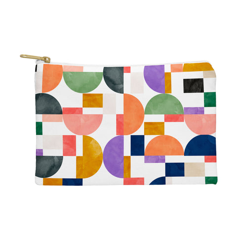 Marta Barragan Camarasa Colorful shapes pattern B8 Pouch