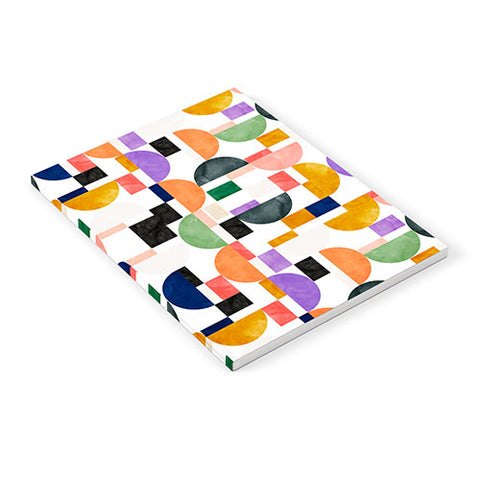 Marta Barragan Camarasa Colorful shapes pattern B8 Notebook