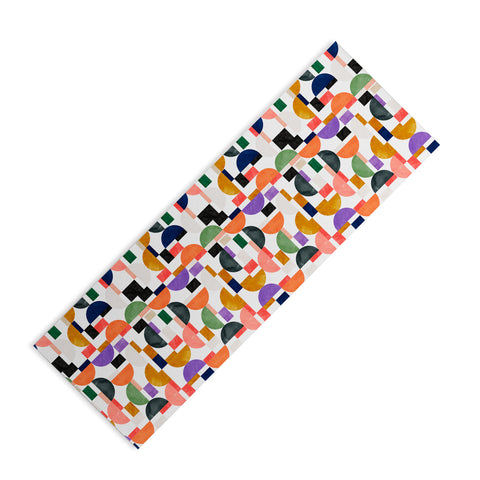 Marta Barragan Camarasa Colorful shapes pattern B8 Yoga Mat