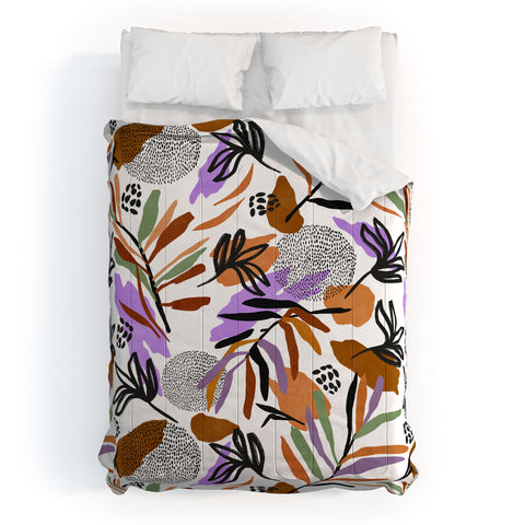 Marta Barragan Camarasa Colorful simple nature modern Comforter