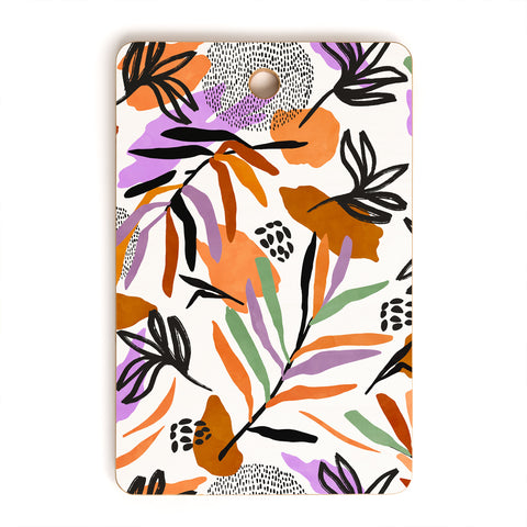 Marta Barragan Camarasa Colorful simple nature modern Cutting Board Rectangle
